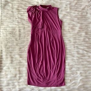Kimi + Kai Purple Maternity Deep Berry Sleeveless Dress Sz M